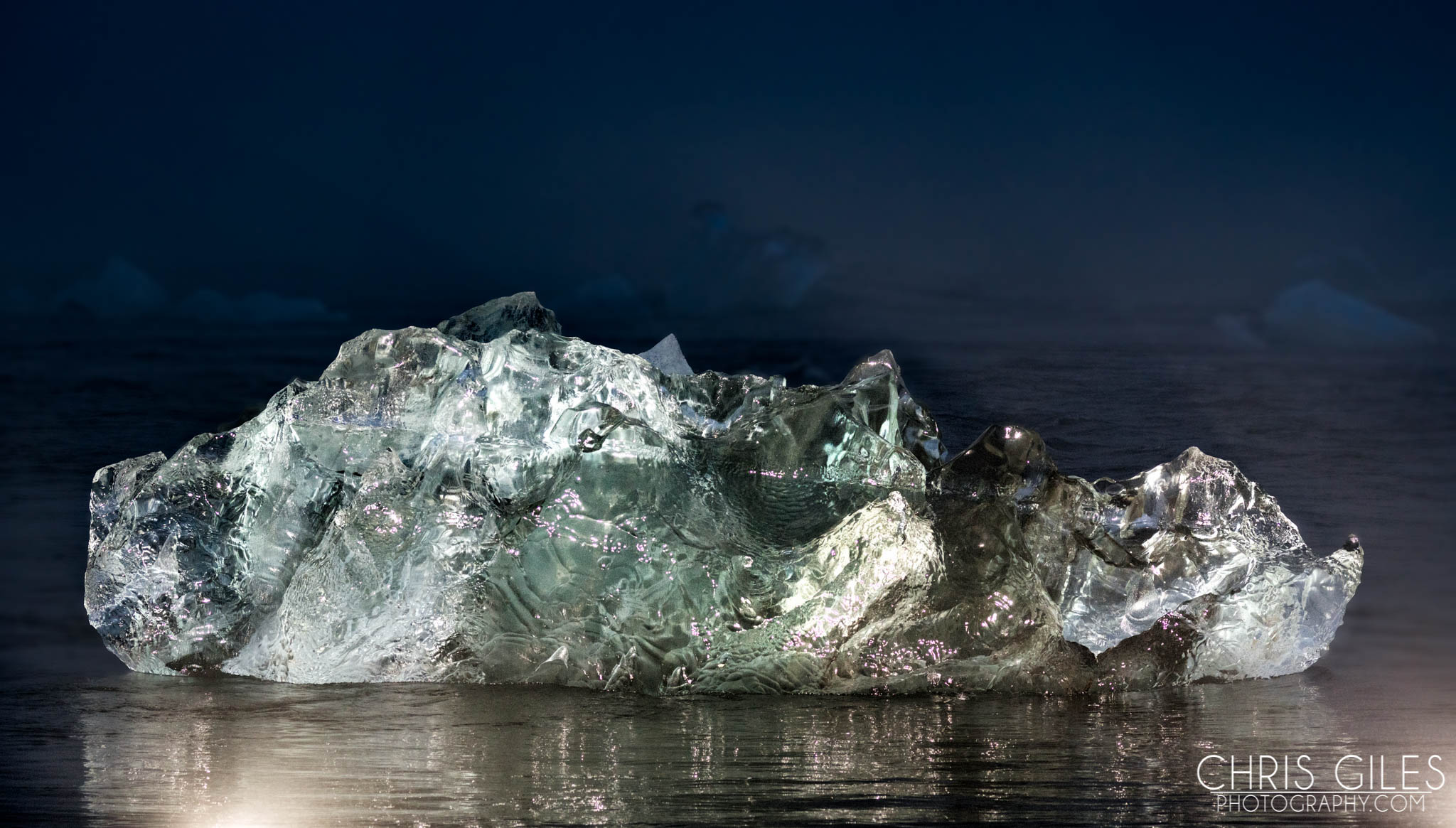 Iceberg on the shores of Jokulsarlon