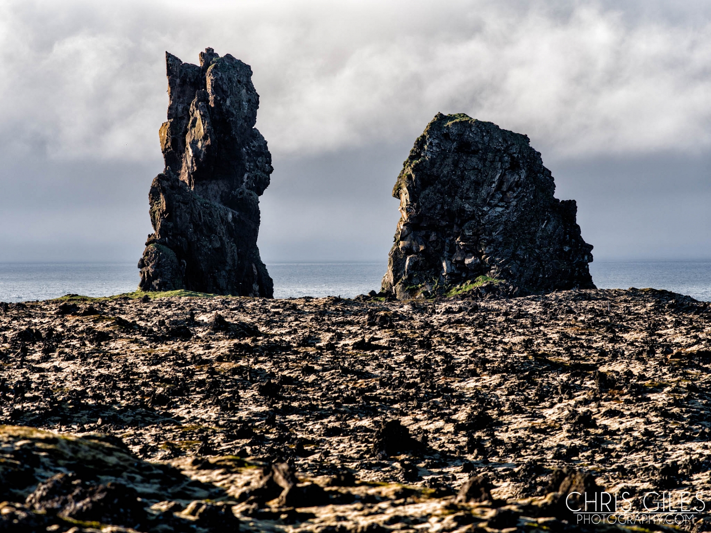 Lóndrangar cliffs in Iceland - Pentax 645z 300mm