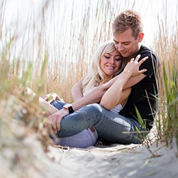 West Wittering Beach couples shoot
