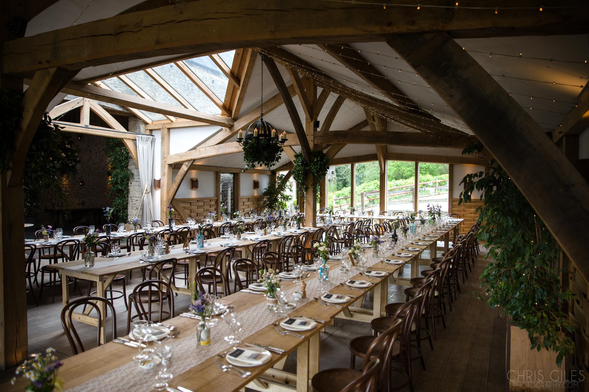 Cripps Barn Galley Style Tables