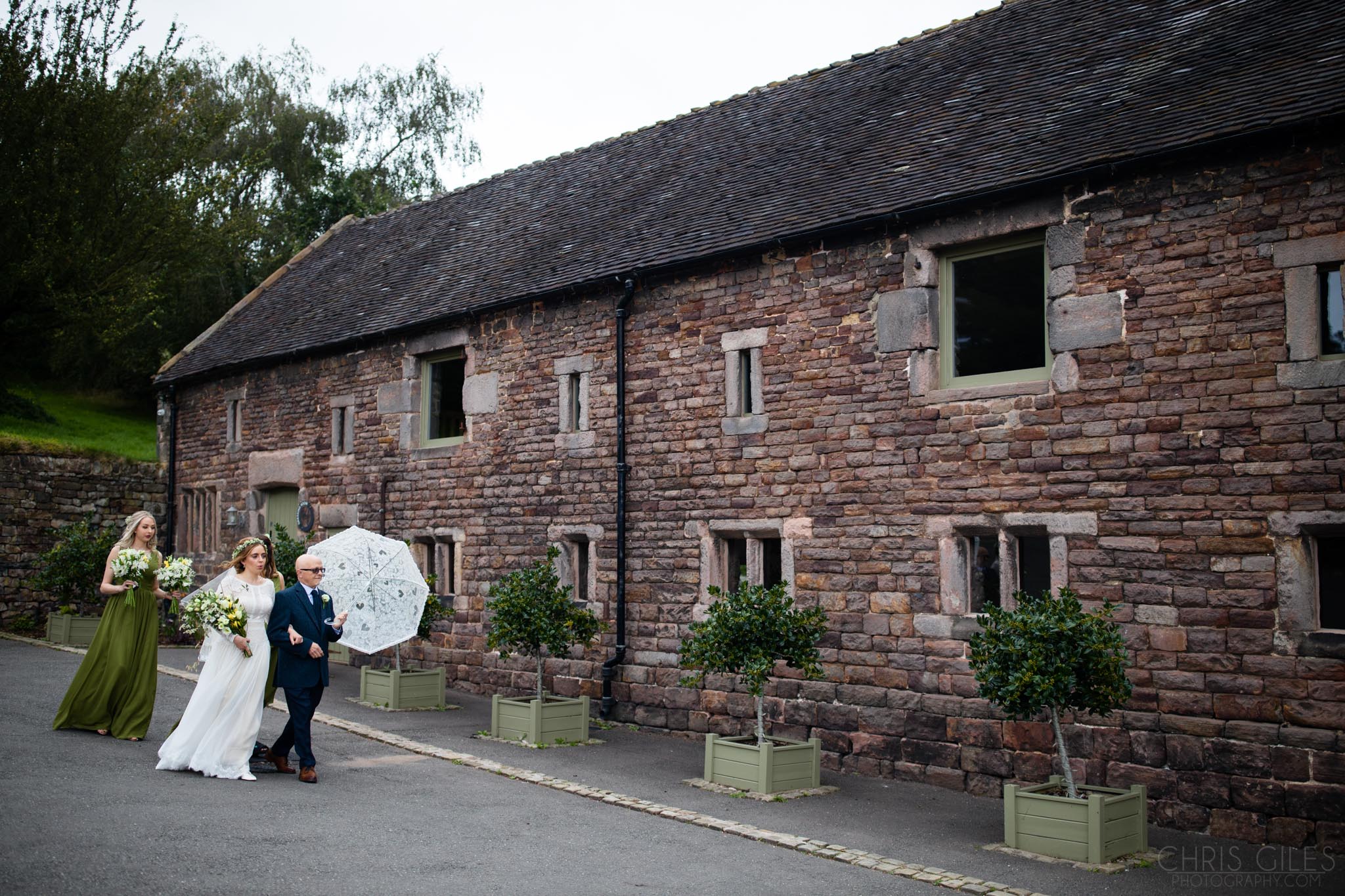 The stone buildings at The Ashes Barn
