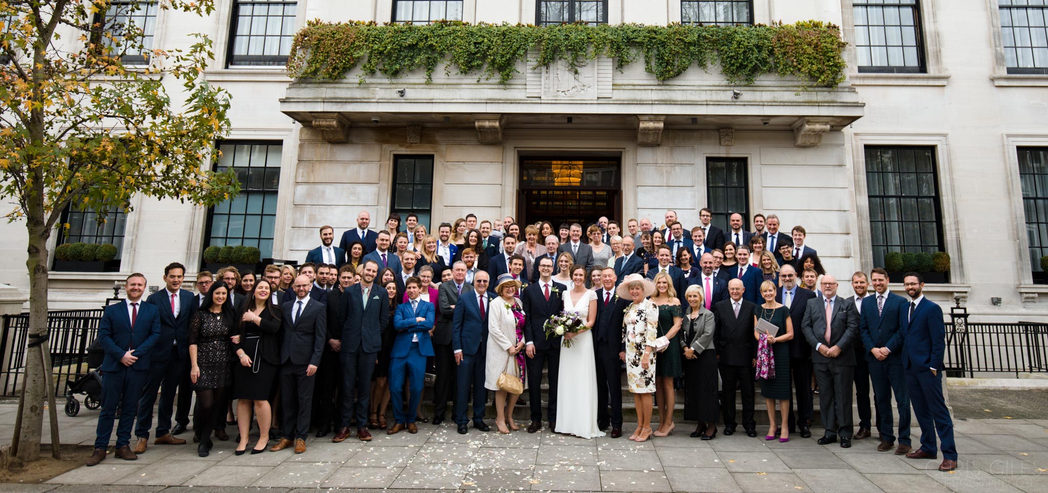 Group Wedding Photo at The Town Hall Hotel