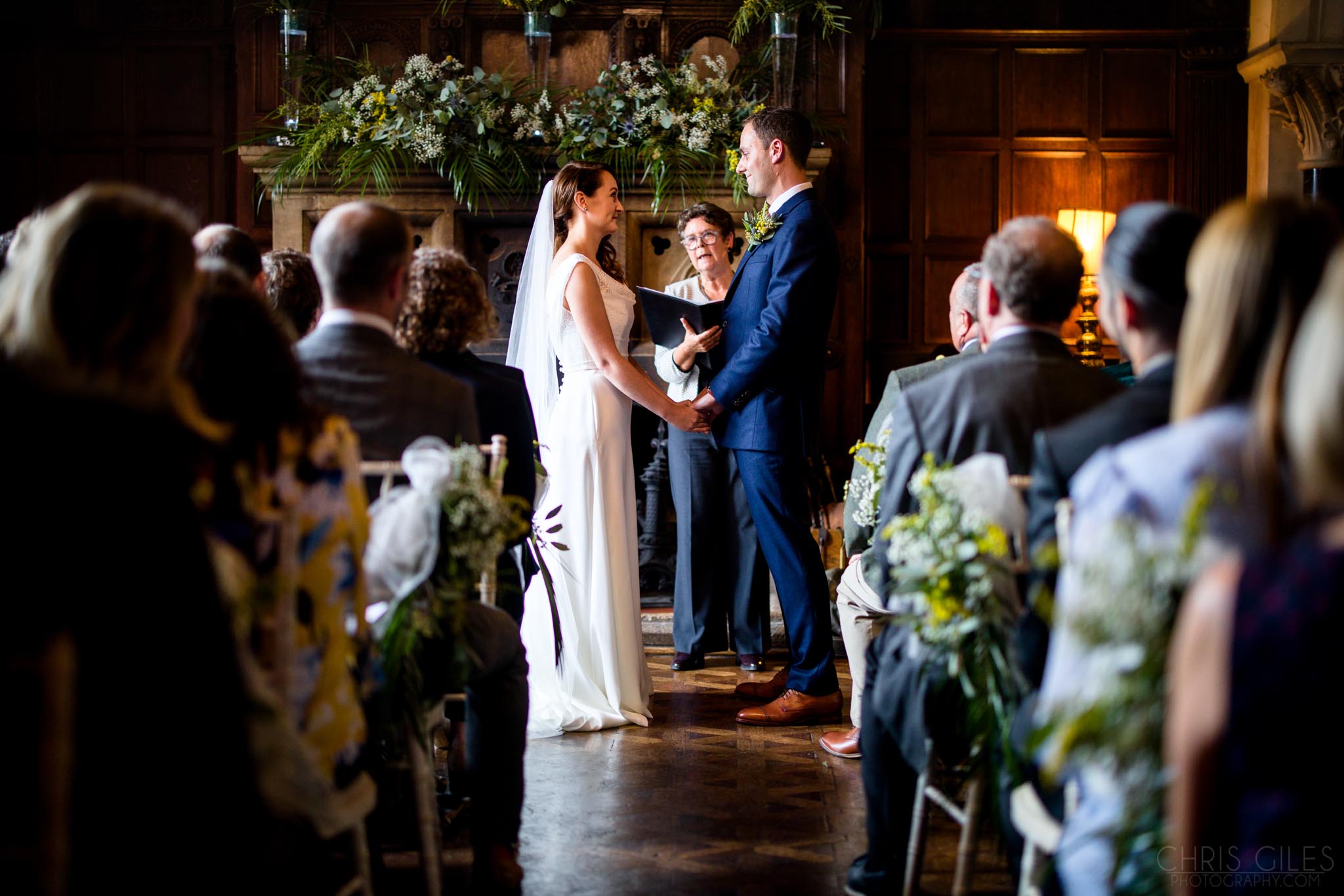 Wedding Photography of a ceremony at Huntsham Court