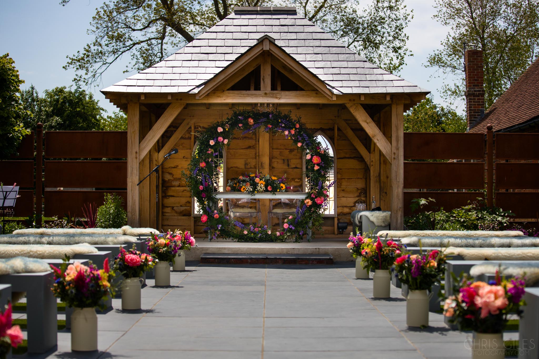 Southend Barns Outdoor Ceremony Space