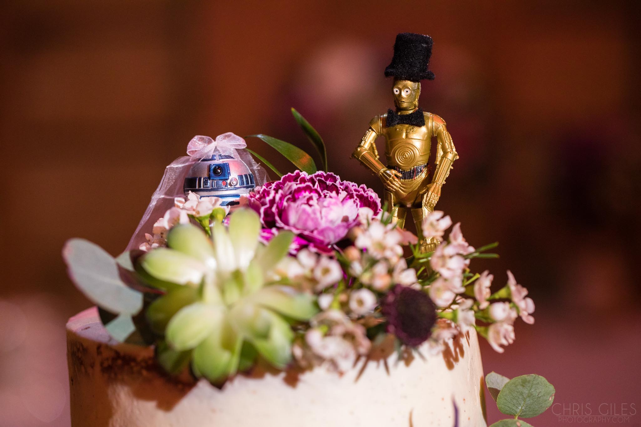 Star Wars Wedding Cake Toppers R2D2 and C3PO